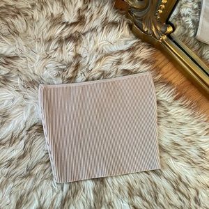 Aritzia Sculpt Knit strapless top